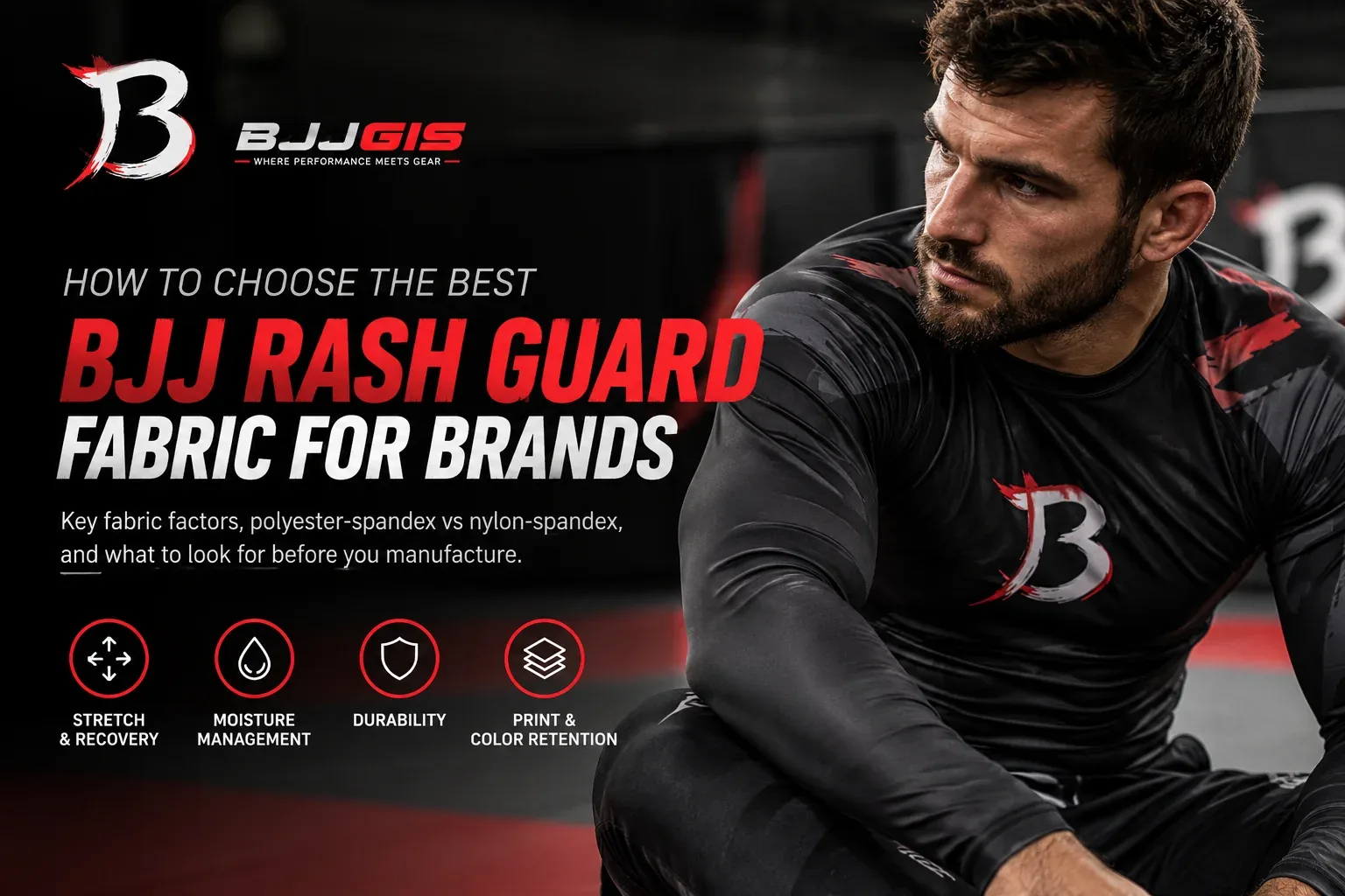 How to choose the best BJJ rash guard fabric for brands
