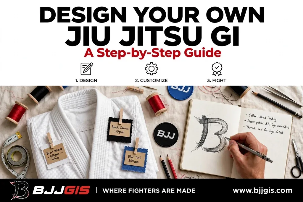 Design your own jiu jitsu gi step-by-step guide