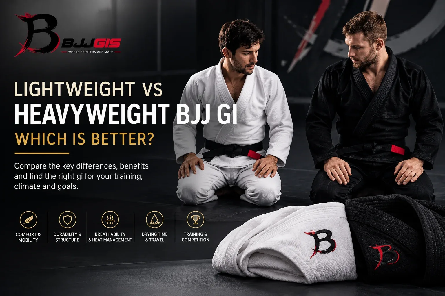 Lightweight vs heavyweight BJJ gi comparison